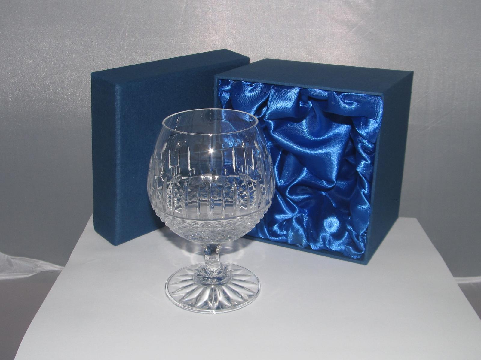 Presentation Boxed Single Crystal Brandy Glass